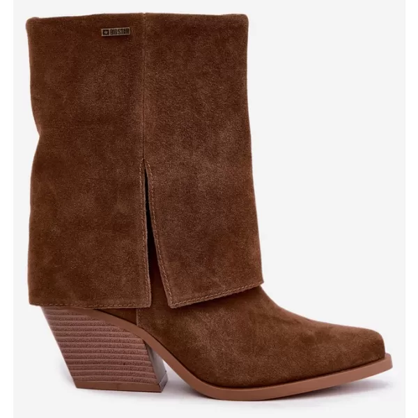  Dámské boty BIG STAR SHOES UU274114 BROWN/BEIGE SHADOWS 