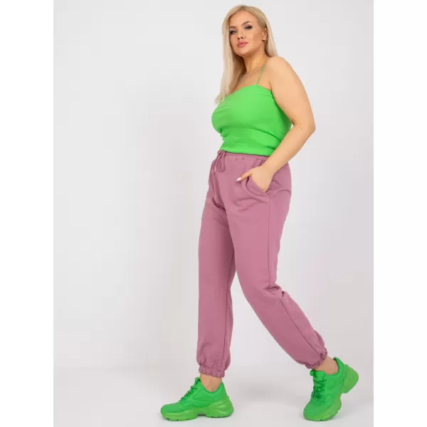  Dámské tepláky BASIC FEEL GOOD RV-DR-6331.86 DARK PINK 