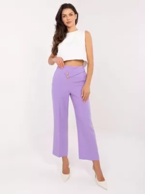 Dámské kalhoty RUE PARIS TO-SP-18150.02 BRIGHT PURPLE