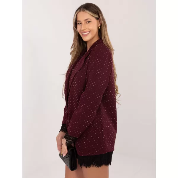  Dámská bunda ITALY MODA IT-MA-FL9916-1.07P BURGUNDY 