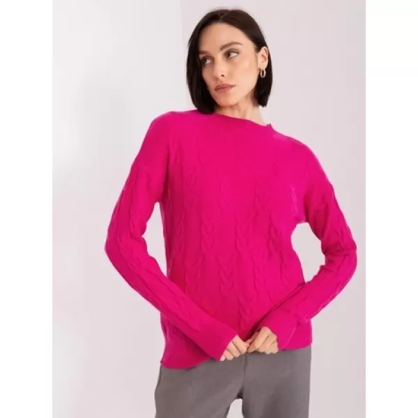  Dámský svetr WOOL FASHION ITALIA AT-SW-2340.10 FUCHSIA 