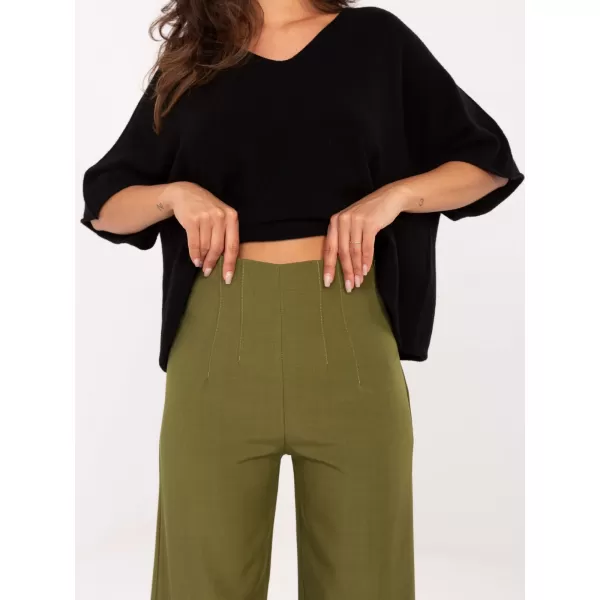  Dámské kalhoty RUE PARIS IT-SP-FL9068.96 OLIVE 