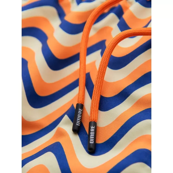  Pánské kraťasy OMBRE OM-SRSS-0221 ORANGE AND BLUE 