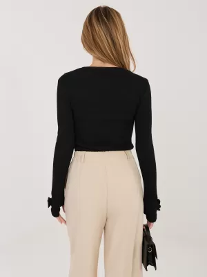 Dámské triko RUE PARIS RV-BZ-A1198.89 BLACK