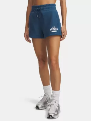 Dámské kraťasy UNDER ARMOUR ICON FLC NOV SHORT 6010982-498 MODRÁ