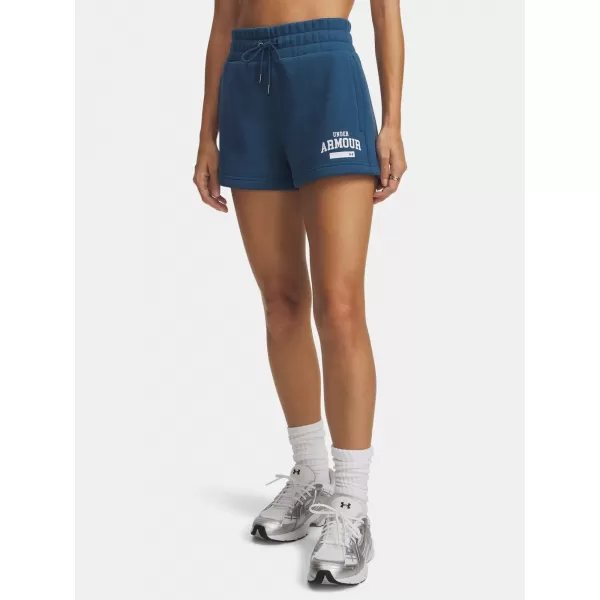  Dámské kraťasy UNDER ARMOUR ICON FLC NOV SHORT 6010982-498 MODRÁ 