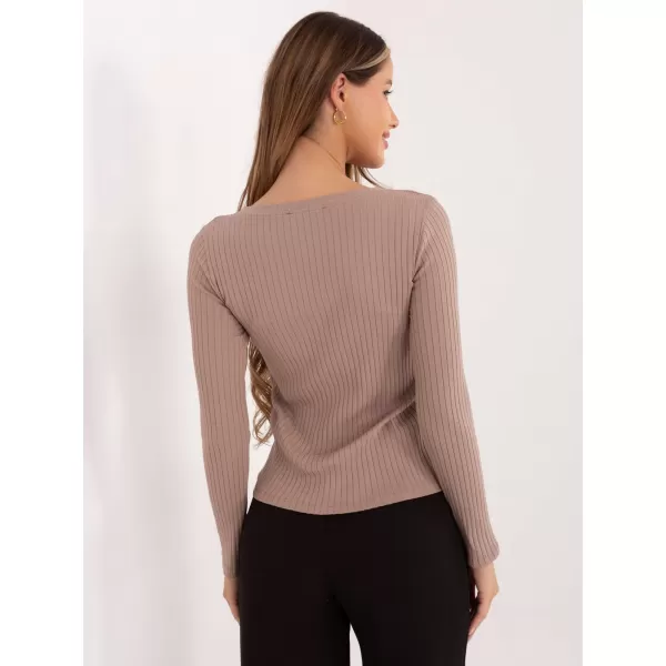  Dámská halenka RUE PARIS RV-BZ-A1045.99 DARK BEIGE 