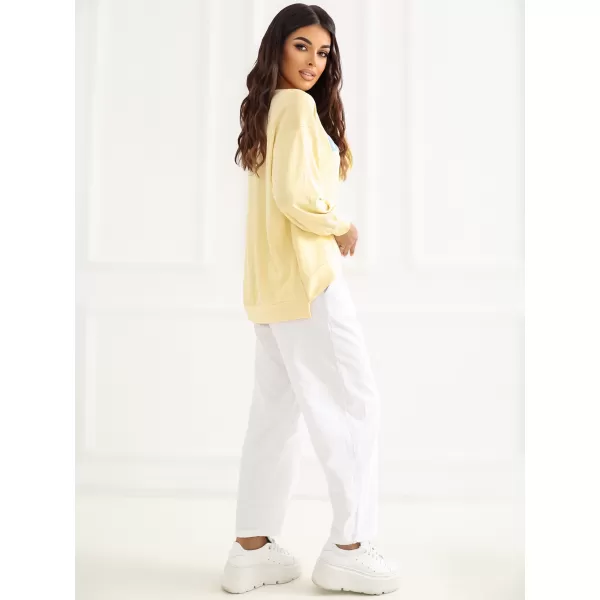  Dámská mikina RUE PARIS RV-BL-A1221.13 BRIGHT YELLOW 