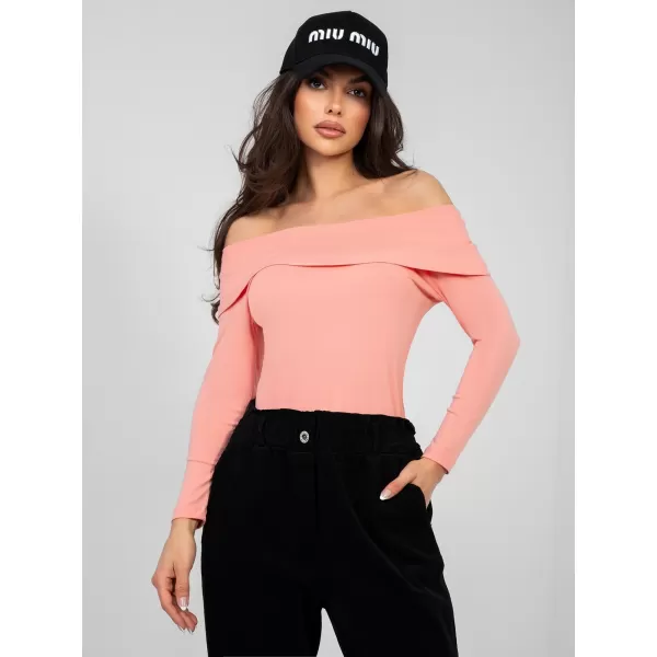  Dámské triko RUE PARIS RV-BZ-A1194.25 PEACH 