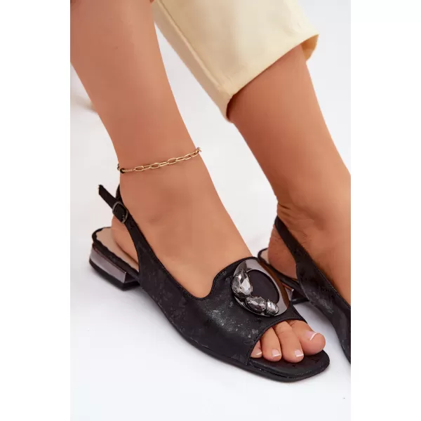  Dámské sandály S.BARSKI KV61-6024 BLACK 