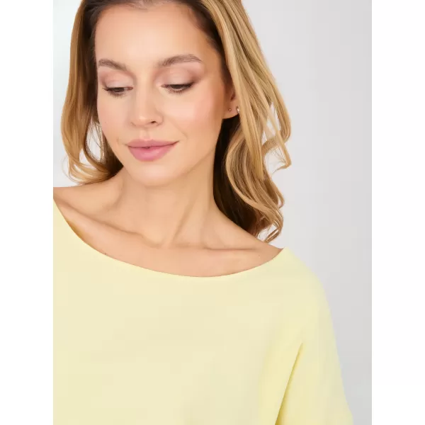  Dámské triko RUE PARIS RV-BZ-A1187.36 BRIGHT YELLOW 
