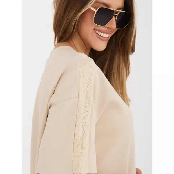  Dámská mikina FACTORY PRICE IT-BZ-97598.96 BEIGE 