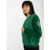 Dámská mikina RUE PARIS RV-BL-8225.88 DARK GREEN