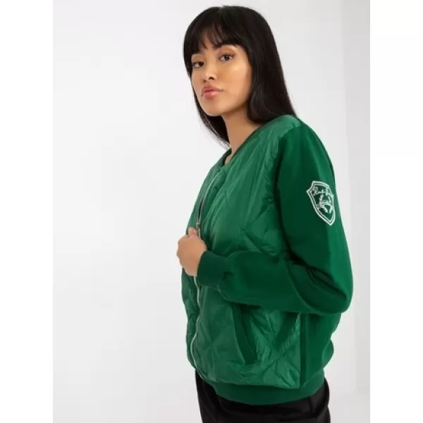  Dámská mikina RUE PARIS RV-BL-8225.88 DARK GREEN 