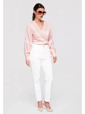 Dámské triko LARICA OW-TS-E0033 PINK