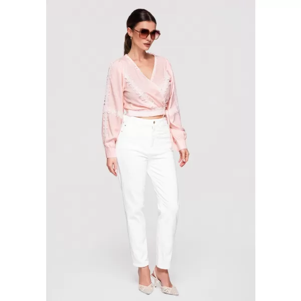  Dámské triko LARICA OW-TS-E0033 PINK 