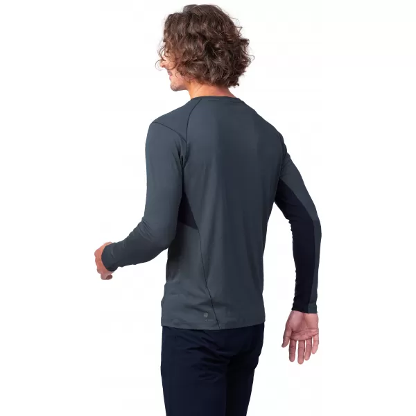  Pánské triko HANNAH TARAN L/S SKY CAPTAIN/ANTHRACITE 