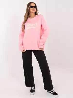 Dámská mikina RUE PARIS RV-BL-A1080.47 BRIGHT PINK