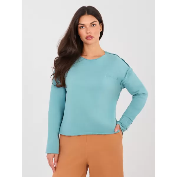  Dámská mikina FACTORY PRICE NS-BL-NS2553.16 TURQUOISE 