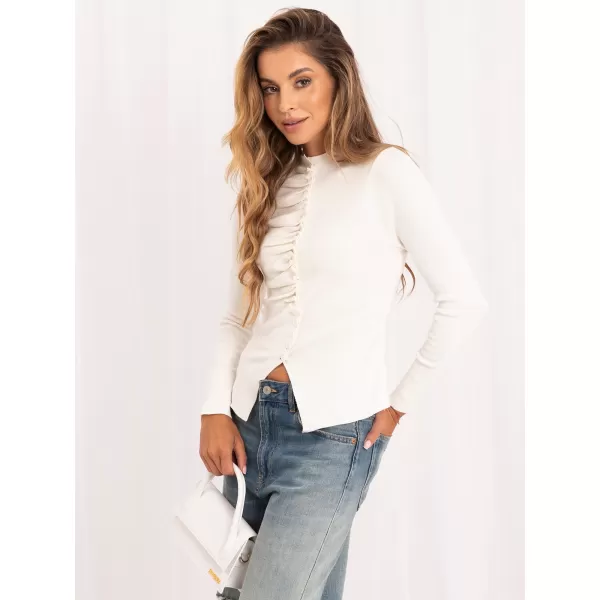  Dámský svetr ITALY MODA IR-SW-57817.17 ECRU 
