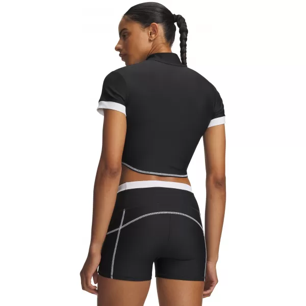  Dámské triko UNDER ARMOUR UA HEATGEAR NOVELTY SS FZ 6013658-001 ČERNÁ 
