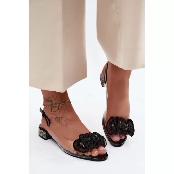  Dámské sandály D&A MR61-9002 BLACK 