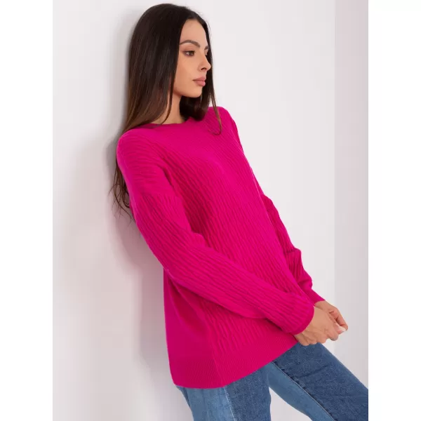  Dámský svetr WOOL FASHION ITALIA AT-SW-2338.14P FUCHSIA 