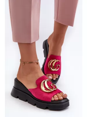 Dámské pantofle VINCEZA 58295 FUCHSIA