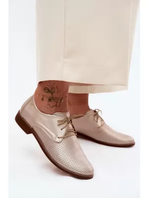 Dámské polobotky ZAZOO 4238/HOGL GOLD