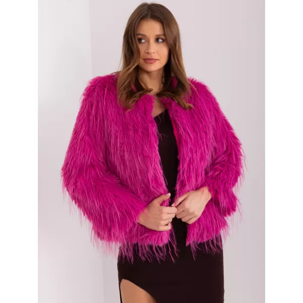  Dámská bunda WOOL FASHION ITALIA AT-KR-2359.96P FUCHSIA 
