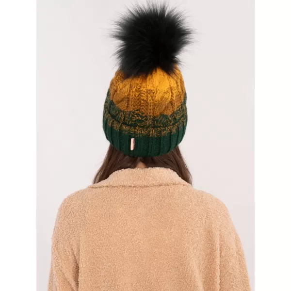  Dámská čepice RUE PARIS JK-CZ-52.17 DARK GREEN 