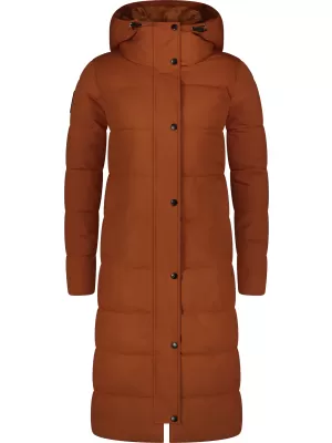 Dámský nepromokavý zimní kabát NORDBLANC PENUMBRA WJL8399 ORANŽOVÁ