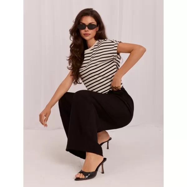  Dámské kalhoty RUE PARIS IT-SP-10358.16 BLACK 