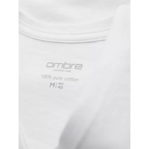  Pánské triko OMBRE OM-TSBS-0281 BLACK/WHITE/BLUE 