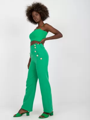 Dámské kalhoty ITALY MODA DHJ-SP-16008.01X GREEN