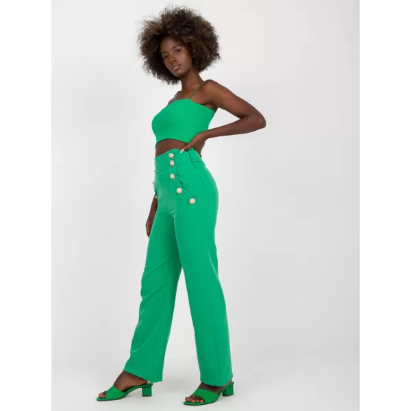  Dámské kalhoty ITALY MODA DHJ-SP-16008.01X GREEN 