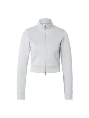 Dámská tepláková bunda URBAN CLASSICS TB8135-02946 LIGHT ASPHALT
