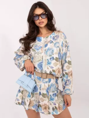 Dámská sukně s kraťasy ITALY MODA IT-SN-FL8757-2.18 BLUE