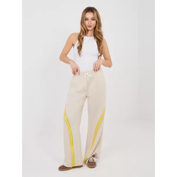  Dámské tepláky RUE PARIS IT-DR-22168.66 BEIGE 