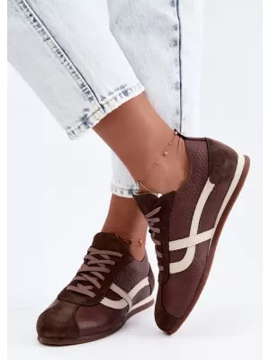 Dámské tenisky ZAZOO N1402S2/ CHOCOLATE