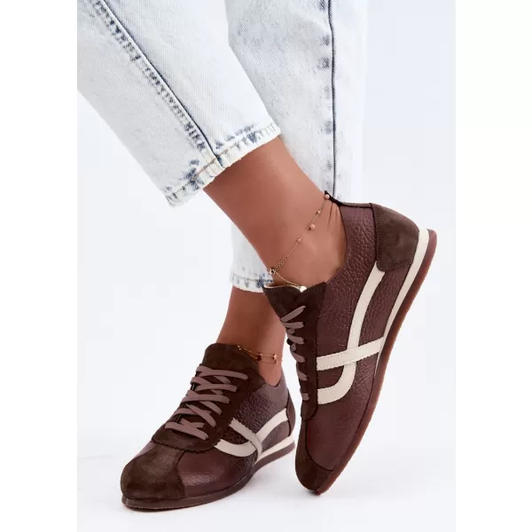  Dámské tenisky ZAZOO N1402S2/ CHOCOLATE 