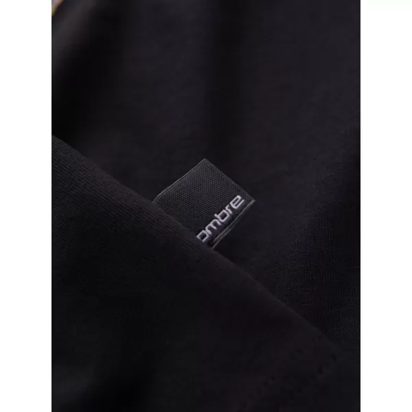  Pánské tričko OMBRE OM-TSPT-0284 BLACK 