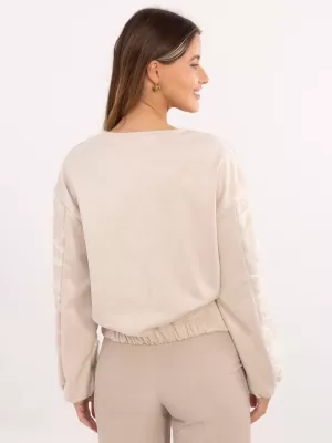 Dámská bunda RUE PARIS IT-KR-5776.66 LIGHT BEIGE