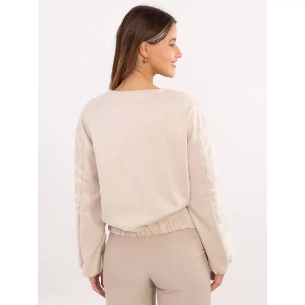  Dámská bunda RUE PARIS IT-KR-5776.66 LIGHT BEIGE 