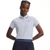 Dámské triko UNDER ARMOUR UA ARMOURDRY PRINTED POLO 6015132-100 BÍLÁ