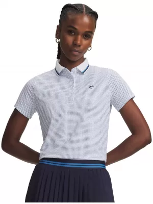 Dámské triko UNDER ARMOUR UA ARMOURDRY PRINTED POLO 6015132-100 BÍLÁ