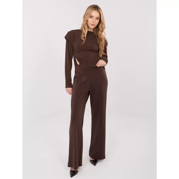  Dámská halenka ITALY MODA IT-BZ-21898.12 BROWN 