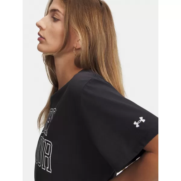  Dámské triko UNDER ARMOUR RIVAL OS CAMPUS TEE 6007883-001 ČERNÁ 