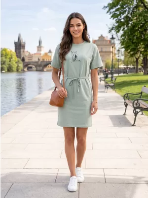 Dámské šaty ALTISPORT ALW091816 SAGE