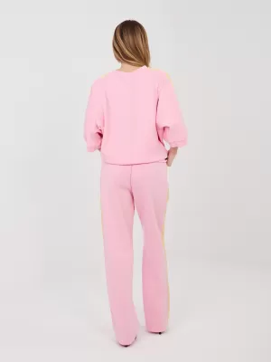 Dámská tepláková souprava RUE PARIS IT-KMPL-22215.77 PINK